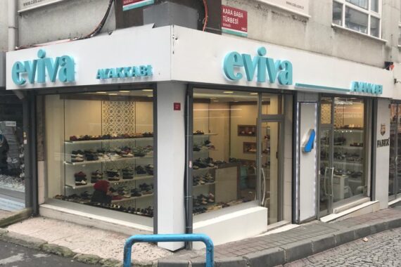 Eviva Ayakkabı Işıklı Tabela