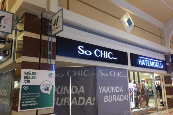 So Chich Konya Mağaza Işıklı Tabela