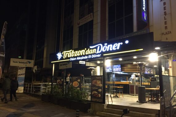 Trabzondan Döner Işıklı Tabela