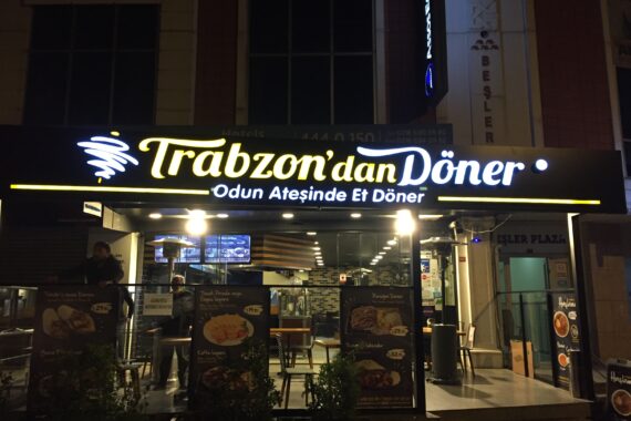 Trabzondan Döner Işıklı Tabela