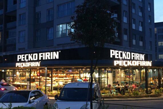 Peçko Fırın Işıklı Tabela