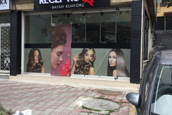 Recep Koşar Eyüp Işıklı Kuaför Tabela