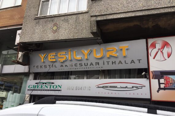 Yeşilyurt Tekstil Işıklı Tabela