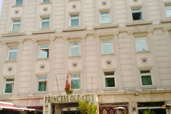 Princess Old City Hotel Aksaray Paslanmaz Kutu Harf Işıklı Tabela