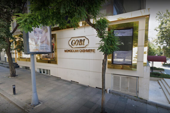 Gobi Mongolian Cashmere Nişantaşı Işıklı Tabela