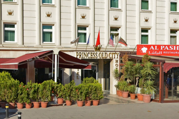 Princess Old City Hotel Aksaray Paslanmaz Kutu Harf Işıklı Tabela