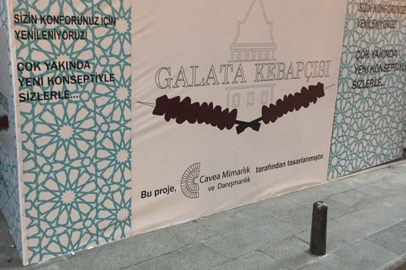 Galata Kebapçısı Beyoğlu Vinil Germe